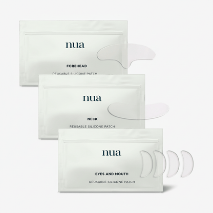 Nua Silicone Patch - Eyes, Mouth, Forehead, Neck, Body